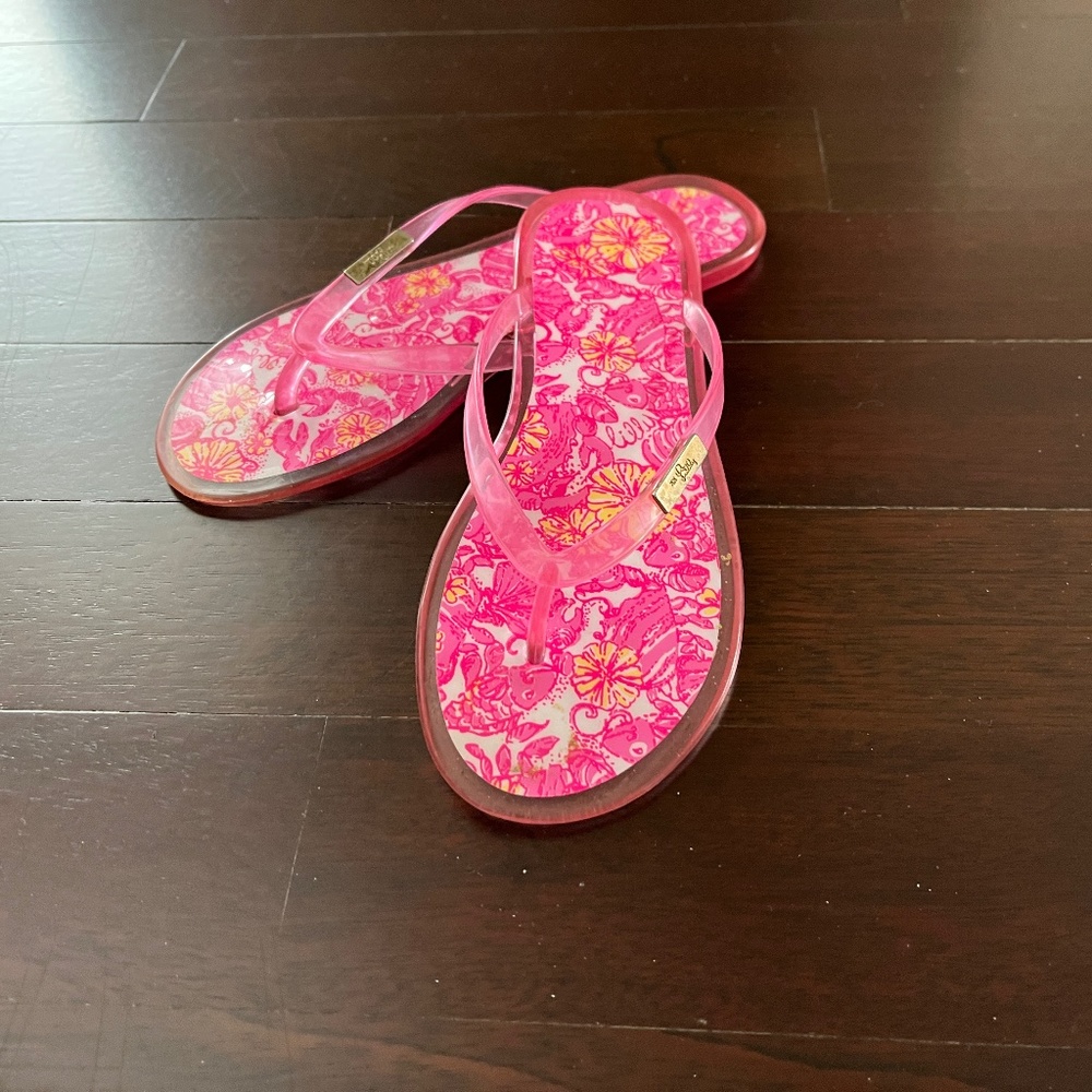 Lilly Pulitzer Thong style sandles